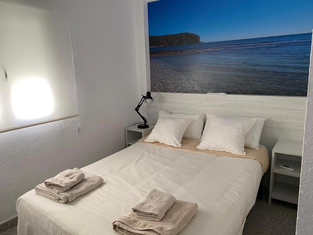 Apartamento Rosarioyemma - Primera Linea De Playa Con Vista Mar Jávea Esterno foto